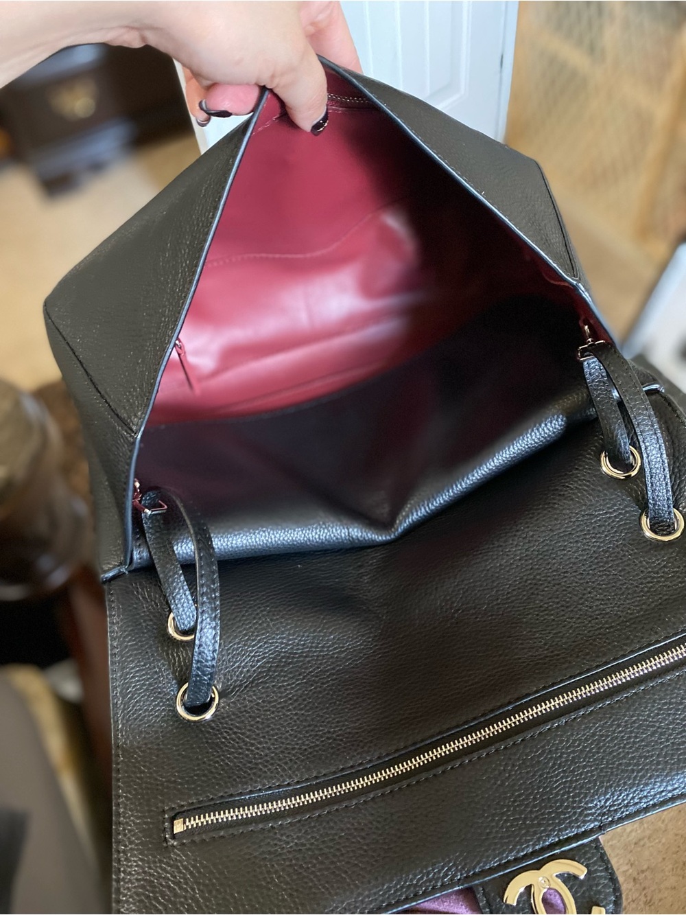 Women’s soft leather black shoulder bag New - Picture 5 of 13